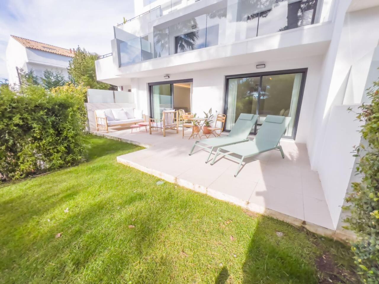 Апартаменты Bajo Con Jardin En La Milla De Oro Марбелья Экстерьер фото